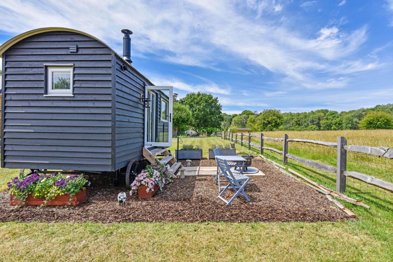Crabden Shepherd Hut - Blendworth Villa Уотърлувил Екстериор снимка